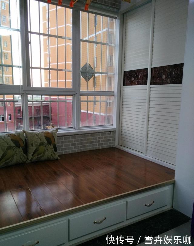 石膏线|老公坚持把卧室阳台抬高30公分,完工等于多出一间房,太实用了