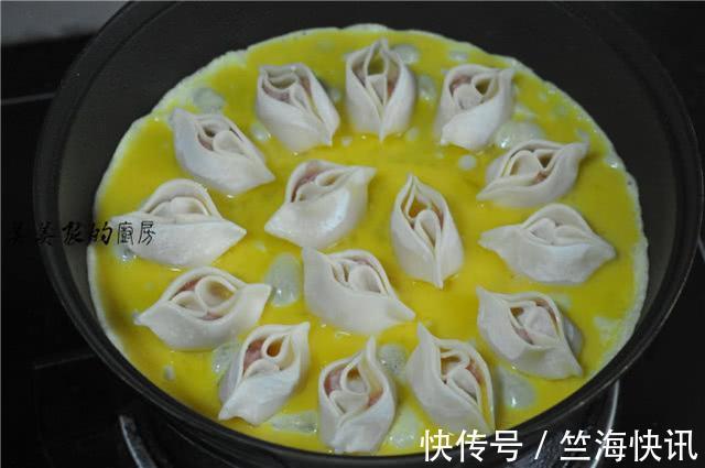 蝴蝶煎饺|儿子三天两头要吃此早餐,平底锅一烙10分钟就上桌,解馋还顶饱