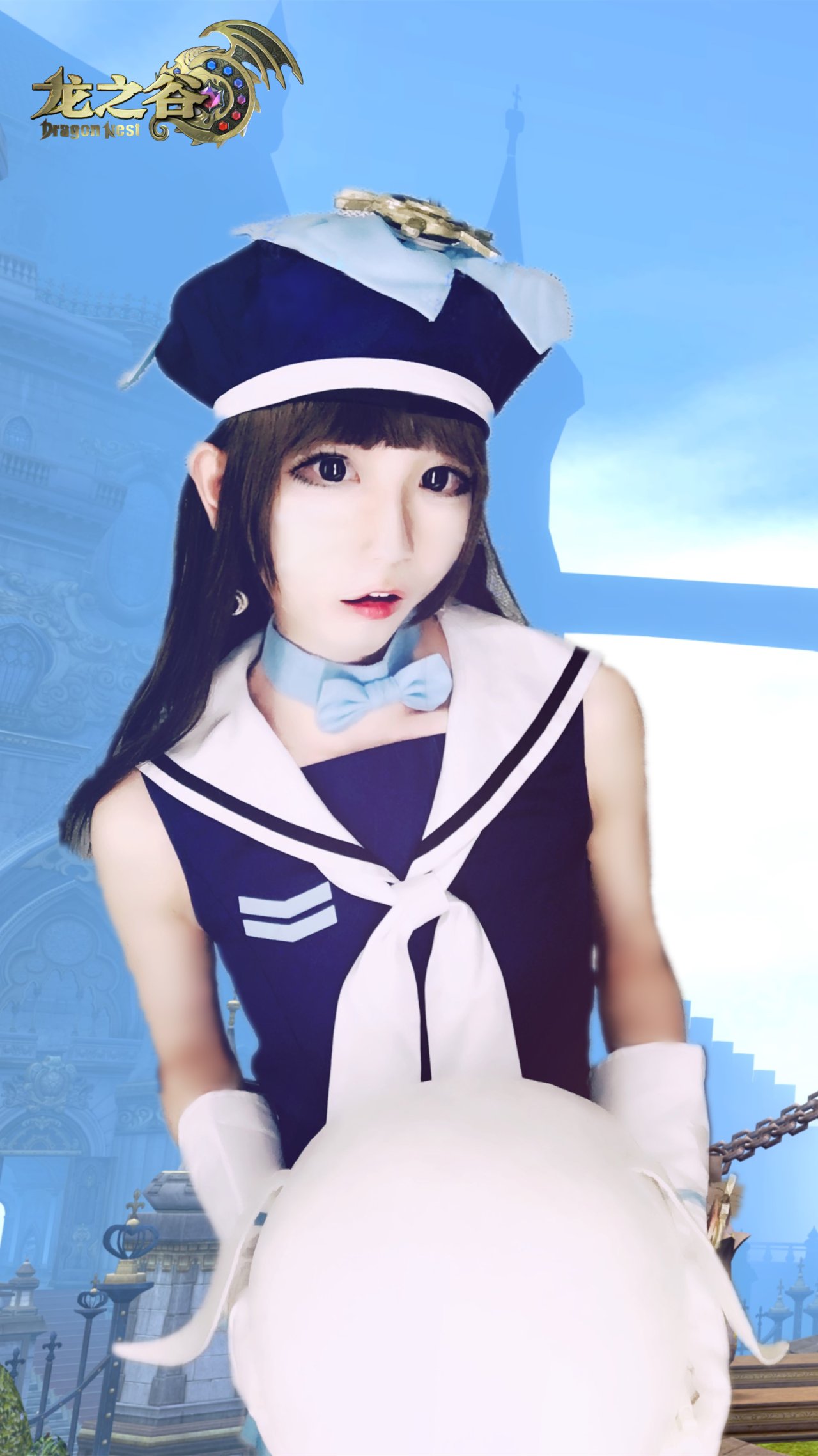 龙之谷萝莉海军套cosplay