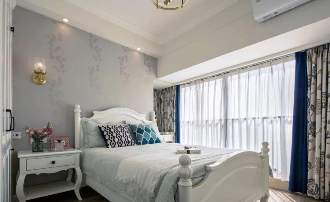 搭配|轻奢雅致的美式风卧室，让你的小户型显得更加温馨大气