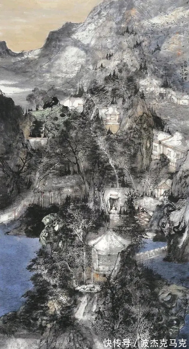 身材|她有姣好的面容、模特的身材,然而她却选择了艰辛的山水画艺术