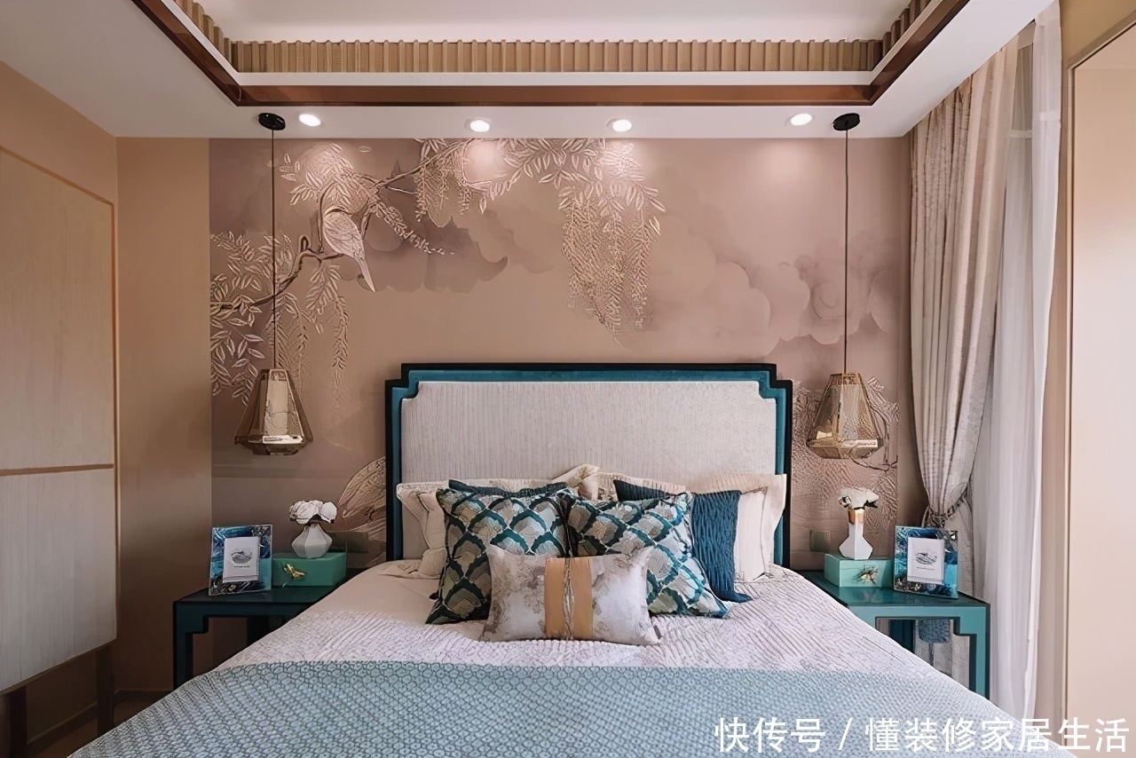 曼妙|不要小瞧新中式,学她家这样装修,轻奢又高级,住起来太大气了