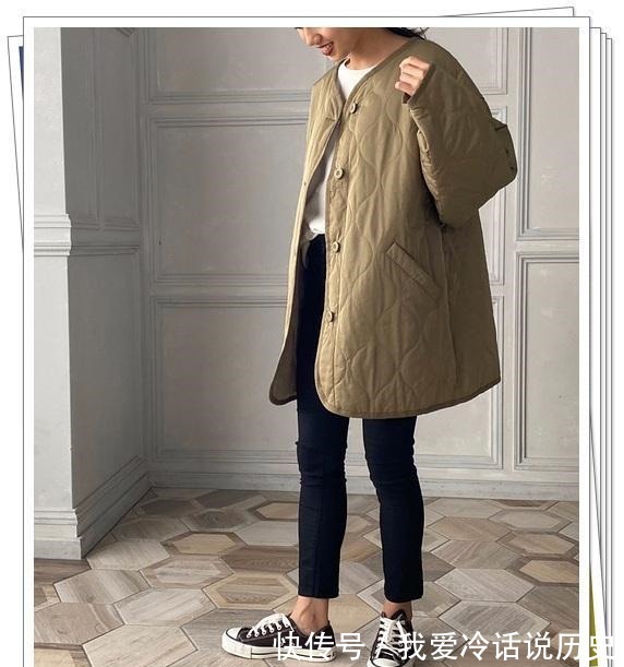 时尚 既轻松又美丽!5种百搭颜色“绗缝”棉服的30个穿搭示例!