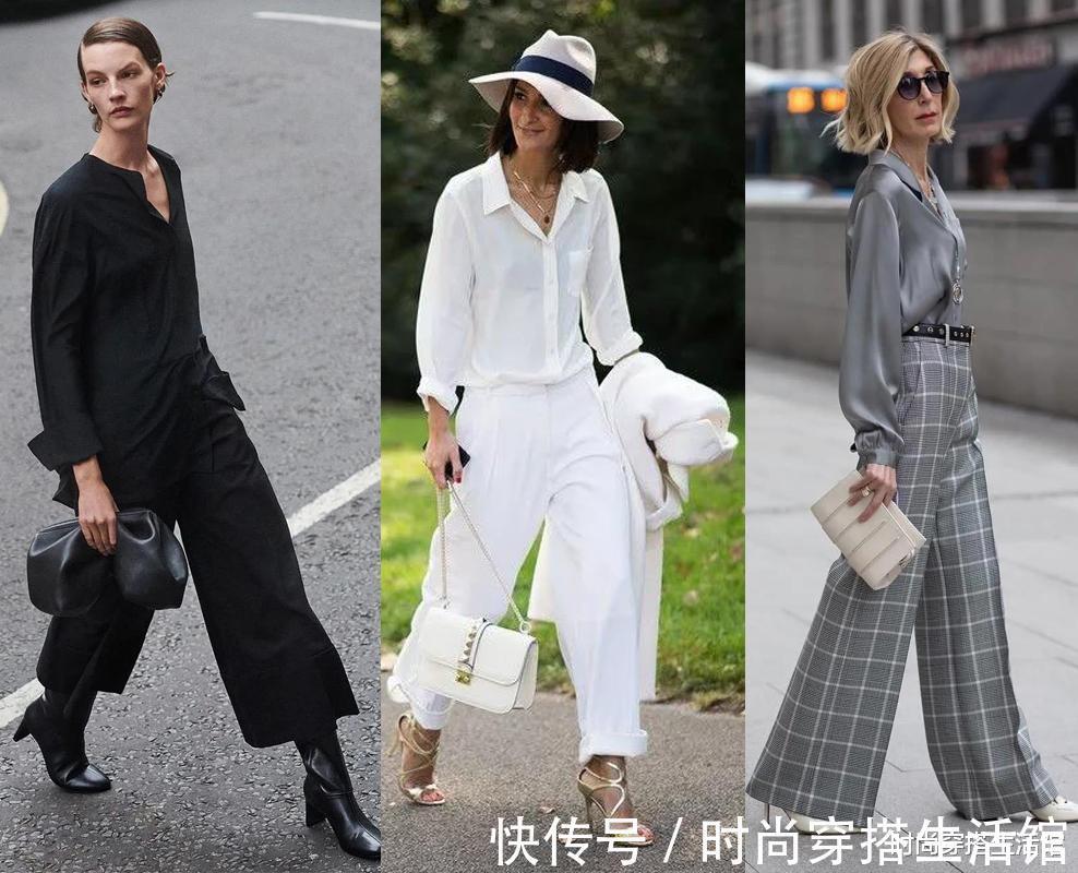 思路|入秋后穿阔腿裤千万别随便搭,掌握这3个搭配思路,让你美成焦点