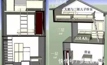 房屋|30㎡复式小三层,5个大人住一起,尴尬难受,爆改后变身豪华洋房