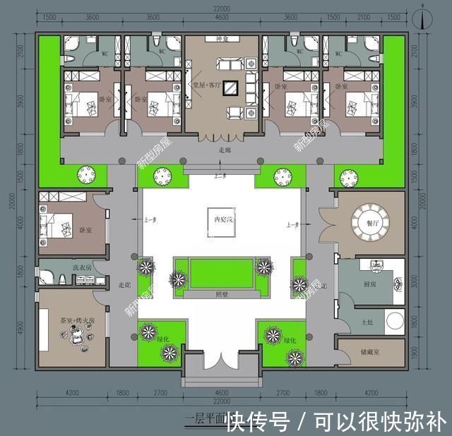 占地面积|10套中式别墅图纸分享,多少人梦寐以求的家,最后两套造价超百万