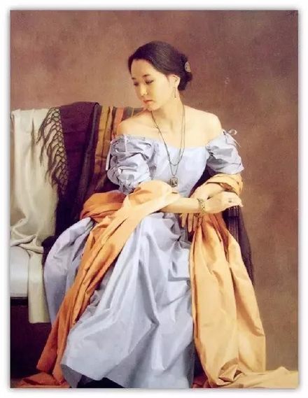 油画!日本著名油画家 森木草介,一辈子只画一个模特经典作品欣赏