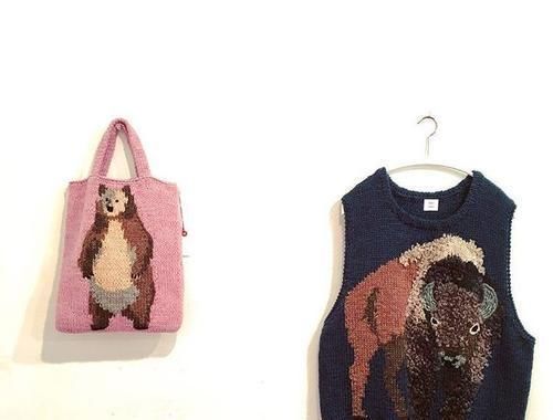 编织|把编织玩出新创意,棒针、钩针结合起来,提花也能用钩针表现