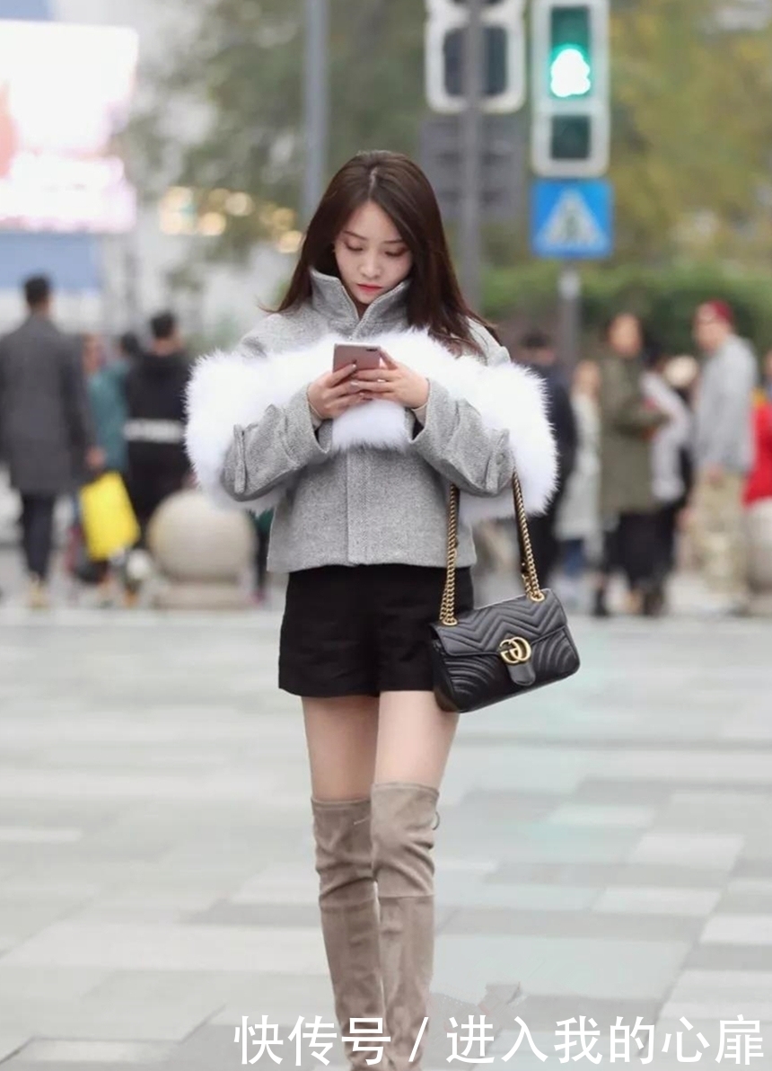 高调|过膝靴霸气上线,精致又轻熟,让小个子也能展现高调美