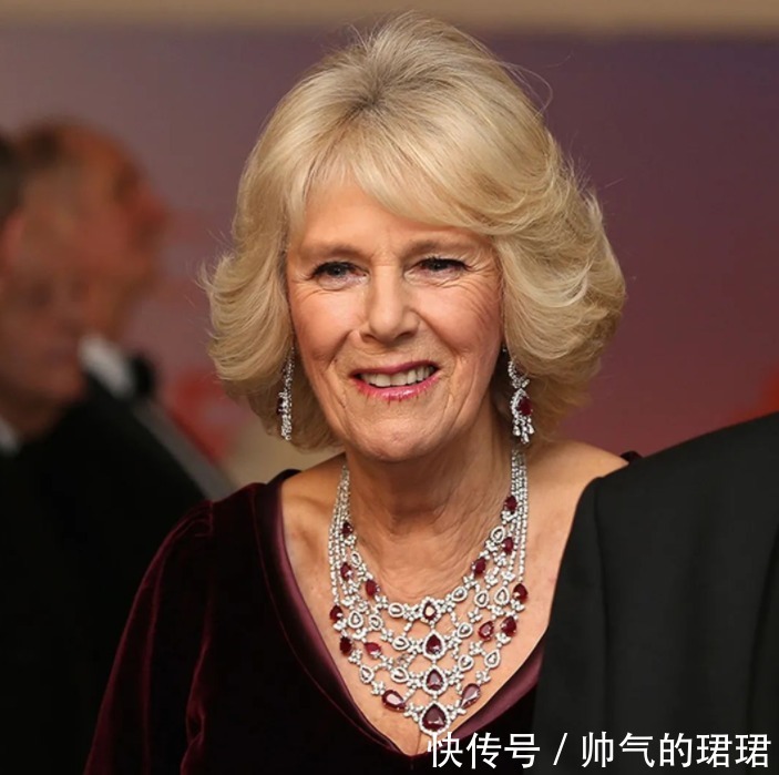 伊丽莎白 卡米拉的蛇形项链20年前做情人时查尔斯送的,蛇蝎气质一目了然