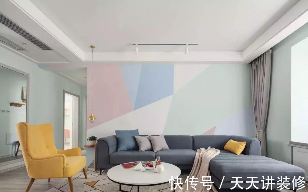 小清新|小户型客厅该如何设计沙发背景墙？好的设计方案都不错