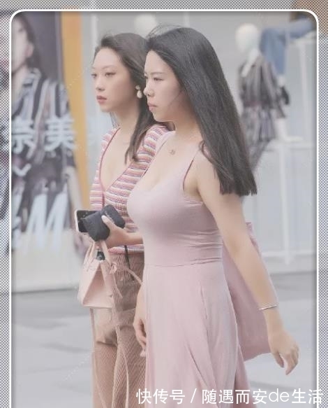 高跟鞋 小姐姐“樱花粉”连衣裙,优雅气质无处可躲,轻松穿出回头率