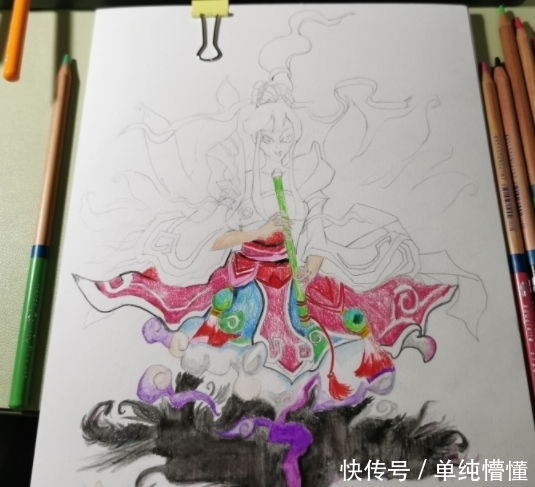  手绘|玩家手绘：拙作之笛舞小姐姐