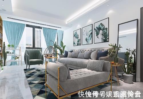 主色调|100平现代风极简家,浅色系混搭设计,让整个内景充满浪漫气息