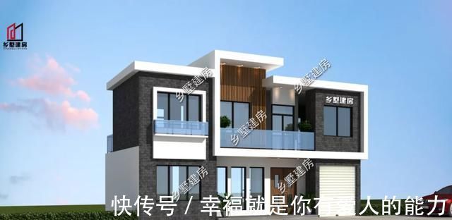 别墅|13X7米现代风别墅,占地只有百来平,也能追寻未来科技感