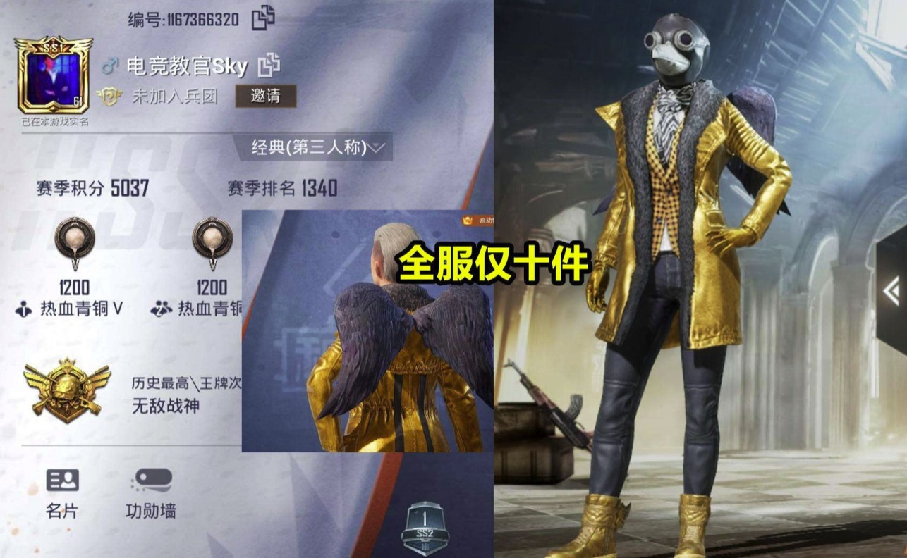 金龙|“吃鸡”玩家晒出5款回忆皮肤,至尊金龙百局难得一见!