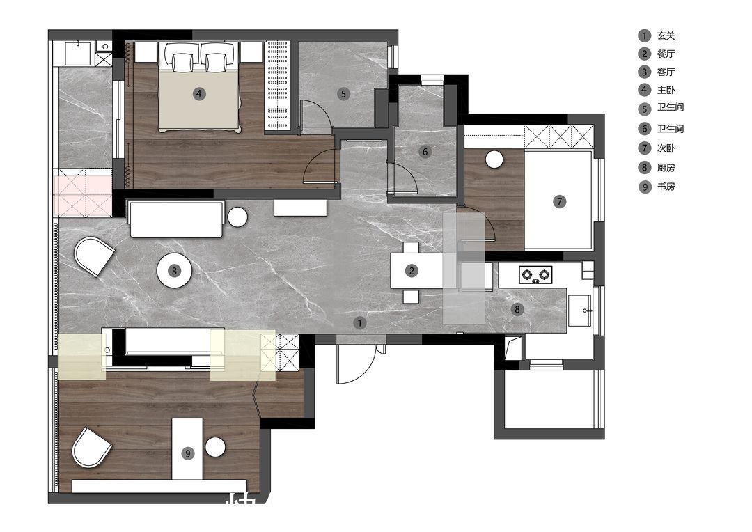 改造|精装房改造90㎡的自然品质的物质家园丨少即是多，简洁其实也等于充满细节