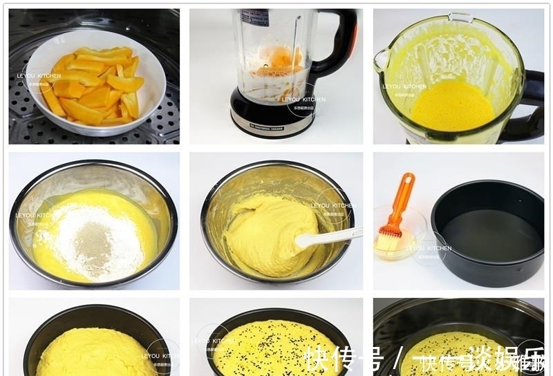蔓越莓干|拌好面糊就能蒸, 夏天吃发糕正好, 多注意几点, 出锅后比买的还松软