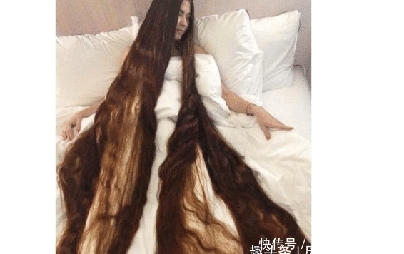 长头发|女子25年没剪过头发, 洗一次头, 要晾上两天才能干