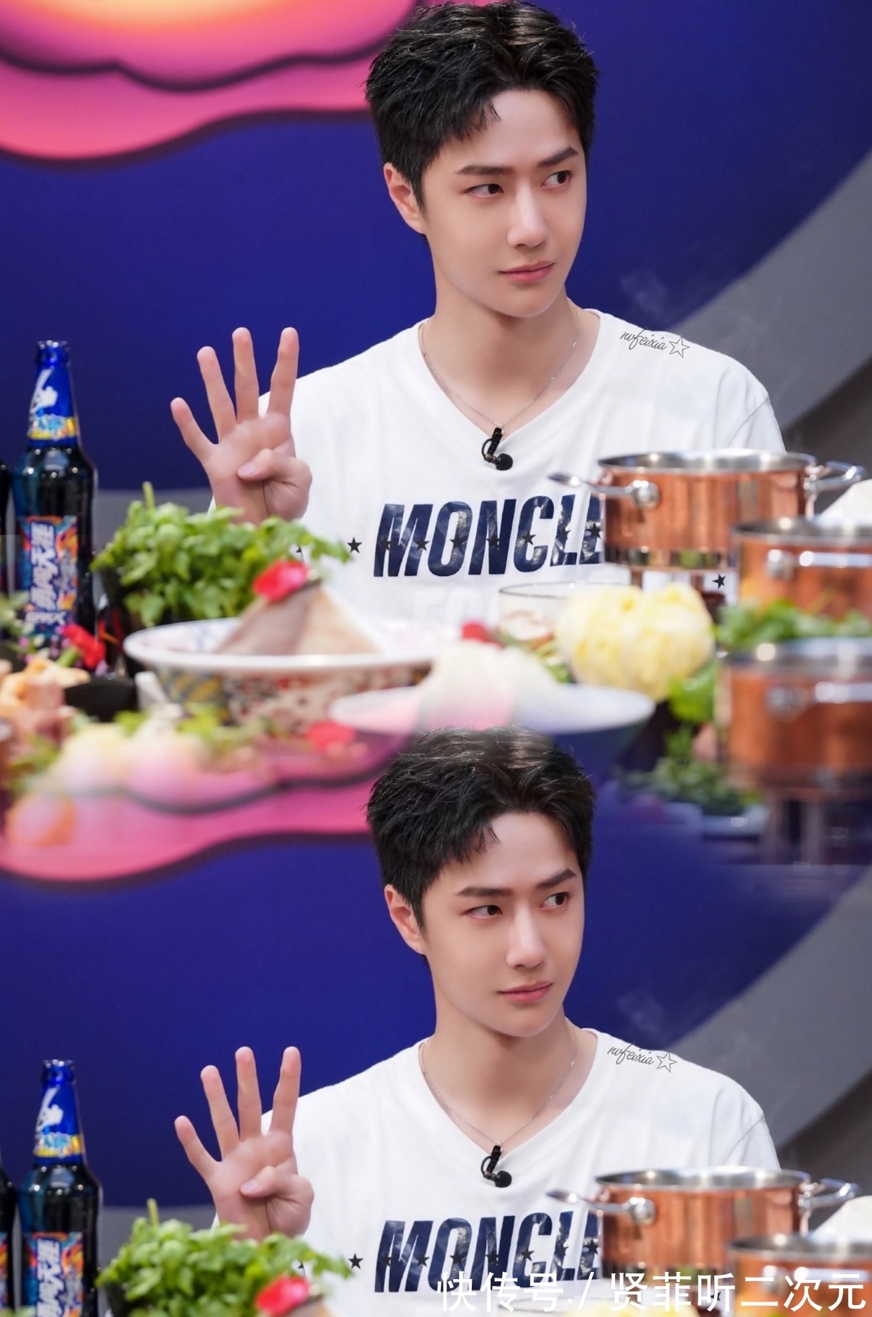 张艺兴|王一博在这就是街舞中吃火锅可可爱爱