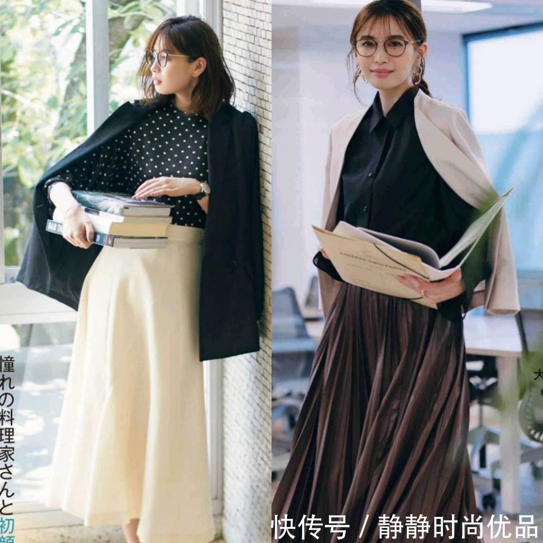 大龄|半裙才是“百搭王”！女人过40岁用这3个搭配公式，气质满分