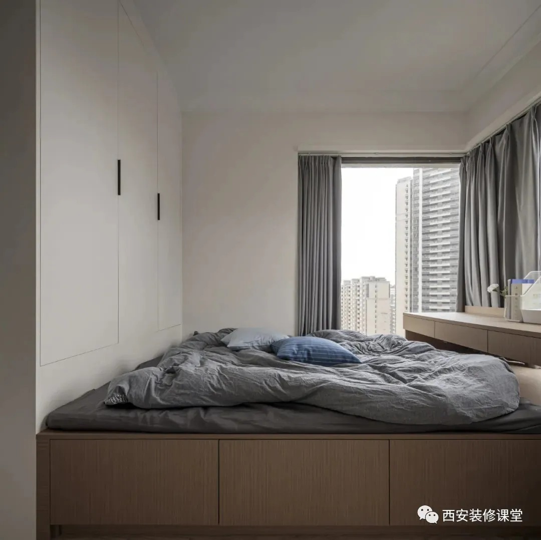 移门|百平三室两卫，拆除墙体让南北通透