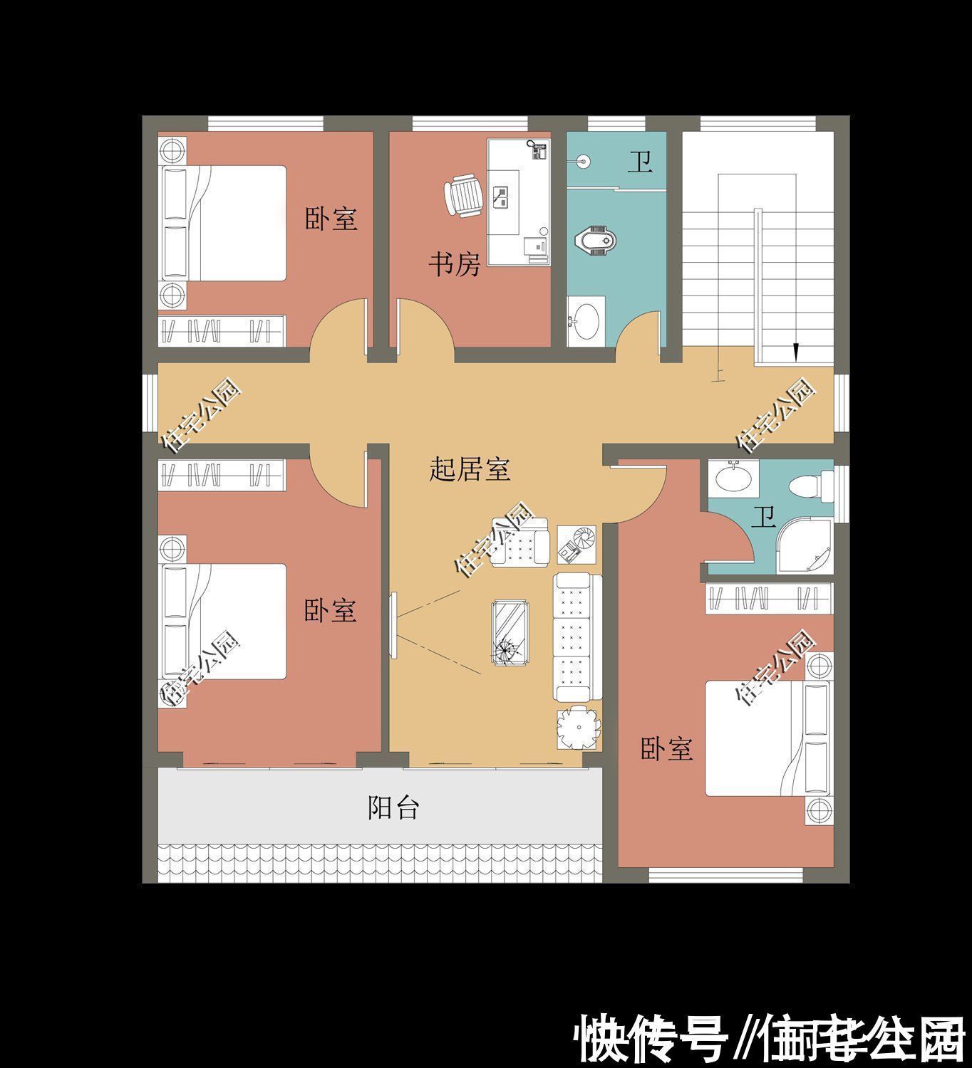院子|农村盖房要是没有院,那还住什么人?10×18米中式大宅分享