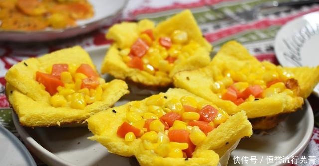 面包片别直接吃了,加点蔬菜和鸡蛋,香脆可口,连吃三天都不够