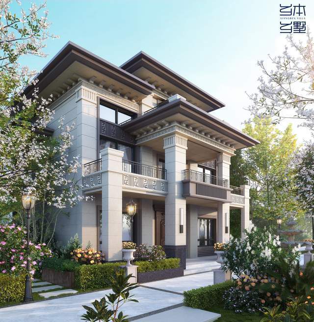 四季|农村建一栋新亚洲风别墅，看四季流转，品乡村百态