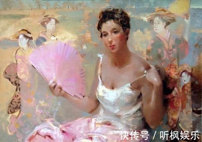 瓦伦西亚$西班牙艺术家尼迪亚笔下的女人,美得像花一样尽情地绽放