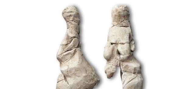 雕塑|法国挖出“抽象女神”,考古学家:2万年前的“人体模特”