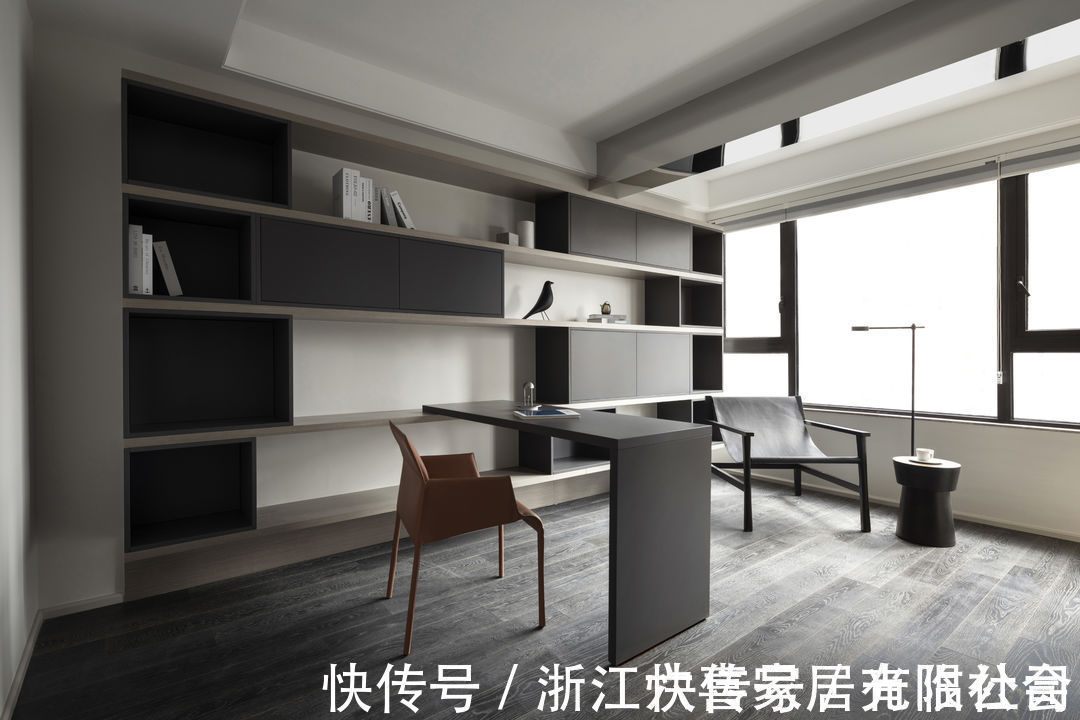 书房|精装房改造90㎡的自然品质的物质家园丨少即是多，简洁其实也等于充满细节