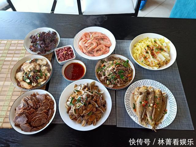 个菜|新春家宴10个菜,半小时左右就上桌,朋友夸老公倍有面子