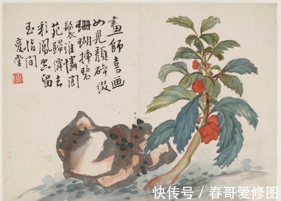 绘画作品@「津门网」大家熟知的扬州八怪之一,他画中的怪是他敢于突破束缚