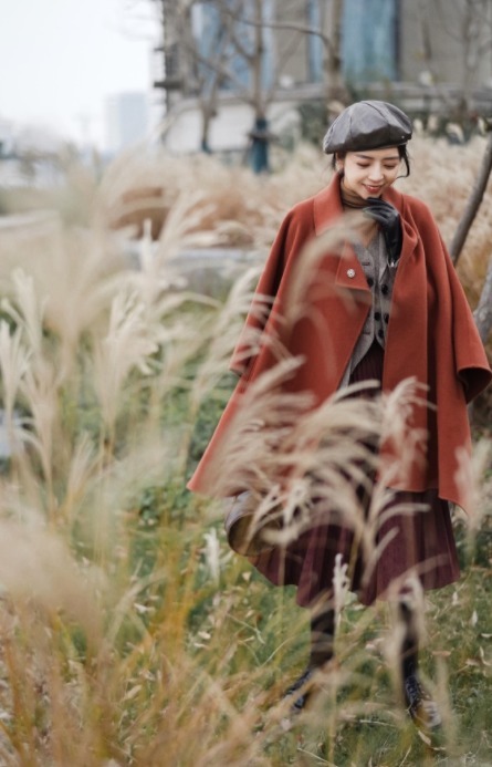 西装裤 “斗篷大衣”真的太好穿了,百搭遮肉又撩人,不入手就out了!