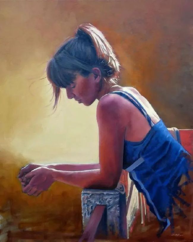 艺术学院$法国女画家:魅力独特的色粉味道