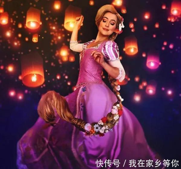 爱丽儿|法国美女cos多位迪士尼公主,爱洛公主温柔优雅,她最有心机