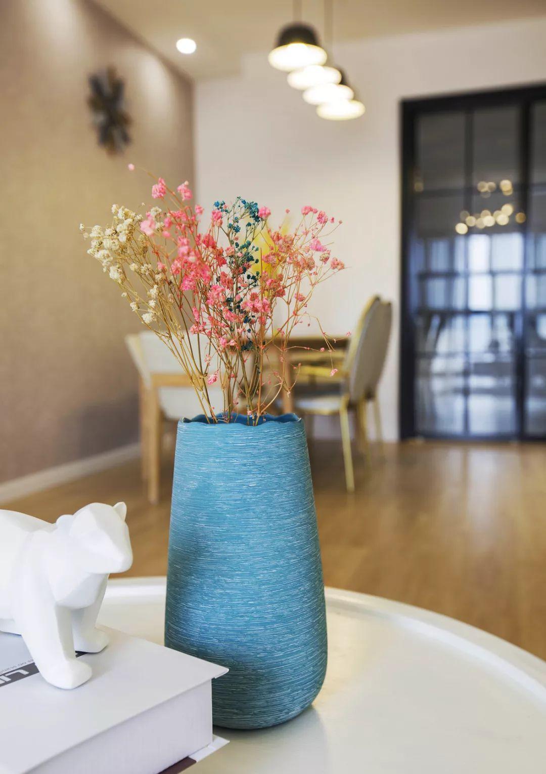 装修|105平简约的北欧风,橙色系很活力的装修,喜欢简单温馨的家