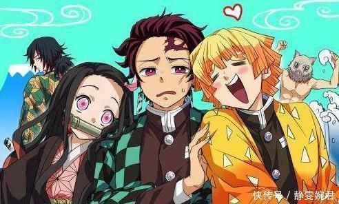 男团|鬼灭之刃:可以出道的时尚男团与女团,虫蛀和恋柱变长腿御姐