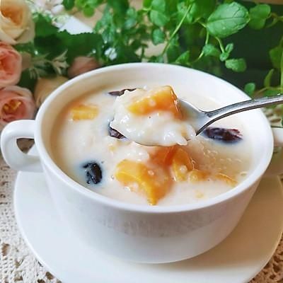 自从学会红薯牛奶粥,家里就我掌勺了