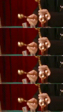 |搞笑GIF:妹子放开那个墙,有什么事冲我来!