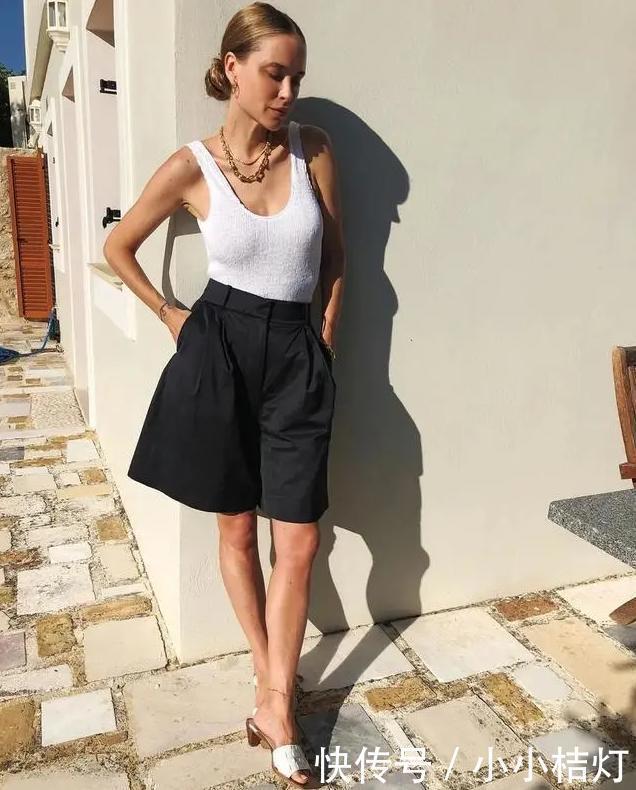 身材比例|小个子女生穿衣怎么不吃亏学会4个“搭配窍门”,显高就简单了
