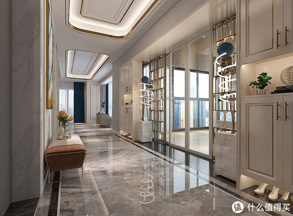 衣帽间|新加坡华人买360㎡大平层,装修轻奢风,不仅大气,全屋还尽显奢华