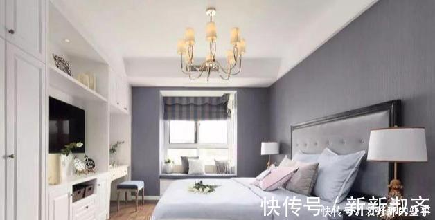 色调|130平四房轻奢美式风,黑色+蓝色+金色,优雅与浪漫并存