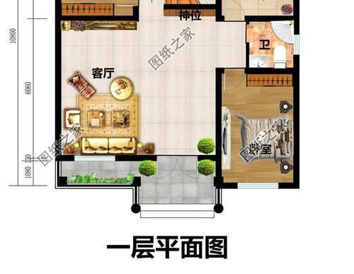 客厅|推荐三款二层自建房设计图，占地不超过120平米，依旧大气时尚