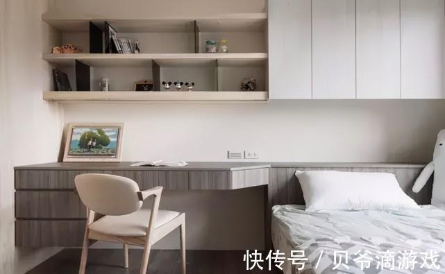 飘窗|不用专门预留书房了,这种卧室书房一体的设计最实用!