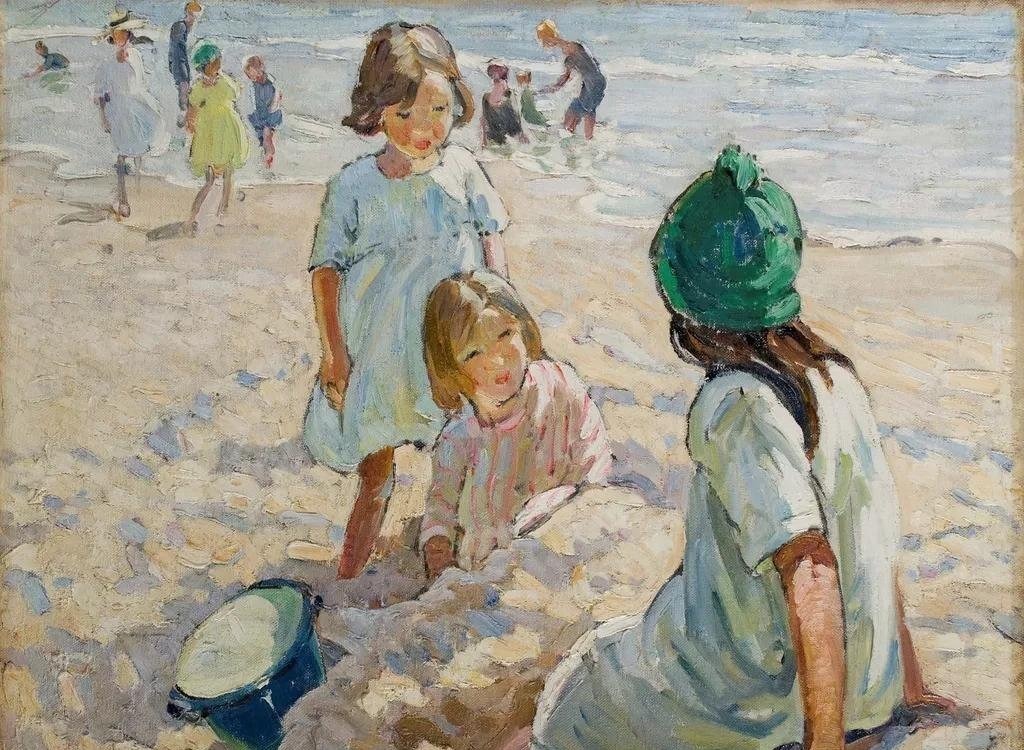 多萝西娅#20世纪英国最伟大的女画家之一多萝西娅·夏普油画作品欣赏