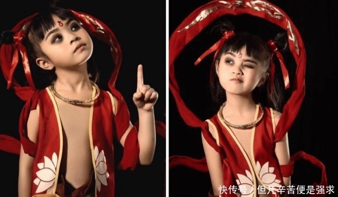 哪吒|“不务正业”小朋友火了,COS哪吒入木三分,网友:比演员还像