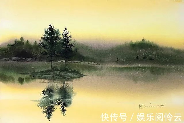 屏保$充满仙气的水彩画,每一张都可以用来做屏保!