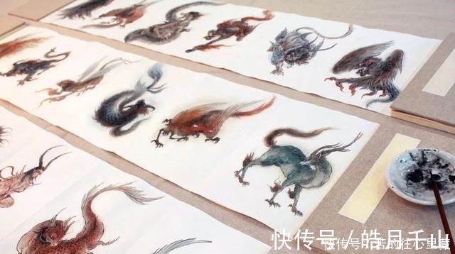 杉泽&90后画师把山海经异兽画活了，成功吸引1000多万粉